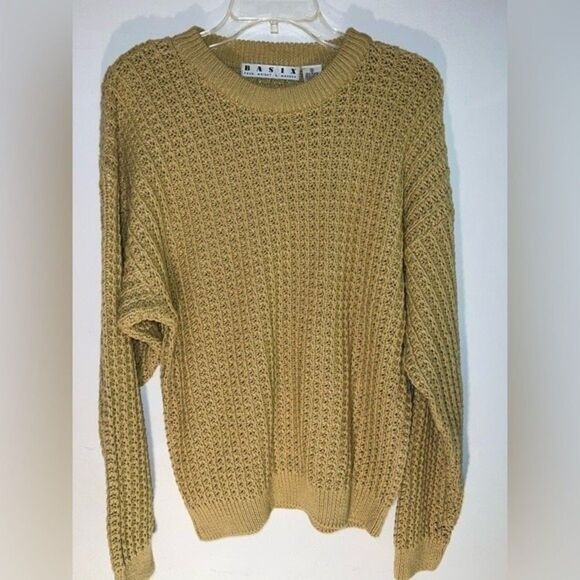 Basix Vintage Chunky Knit Sweater size small - Picture 1 of 5